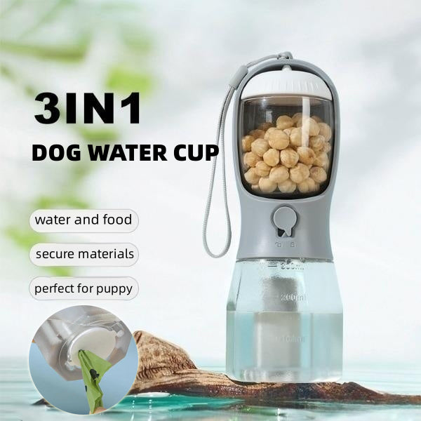 Taza tres en uno, suministros para mascotas