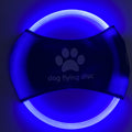 Discos voladores para perros, luz LED brillante