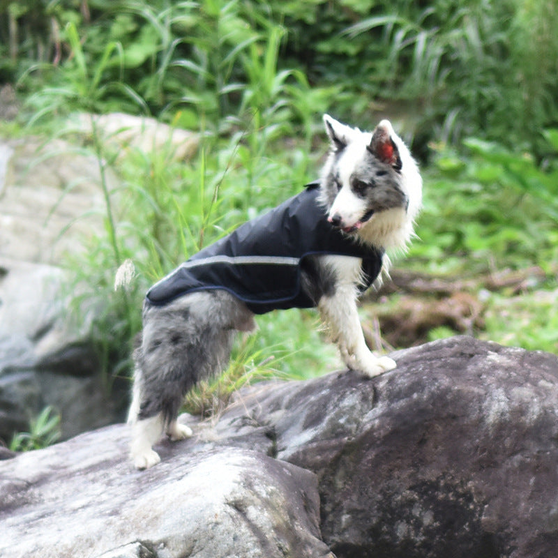Repelente de agua con impermeable para mascotas para perros