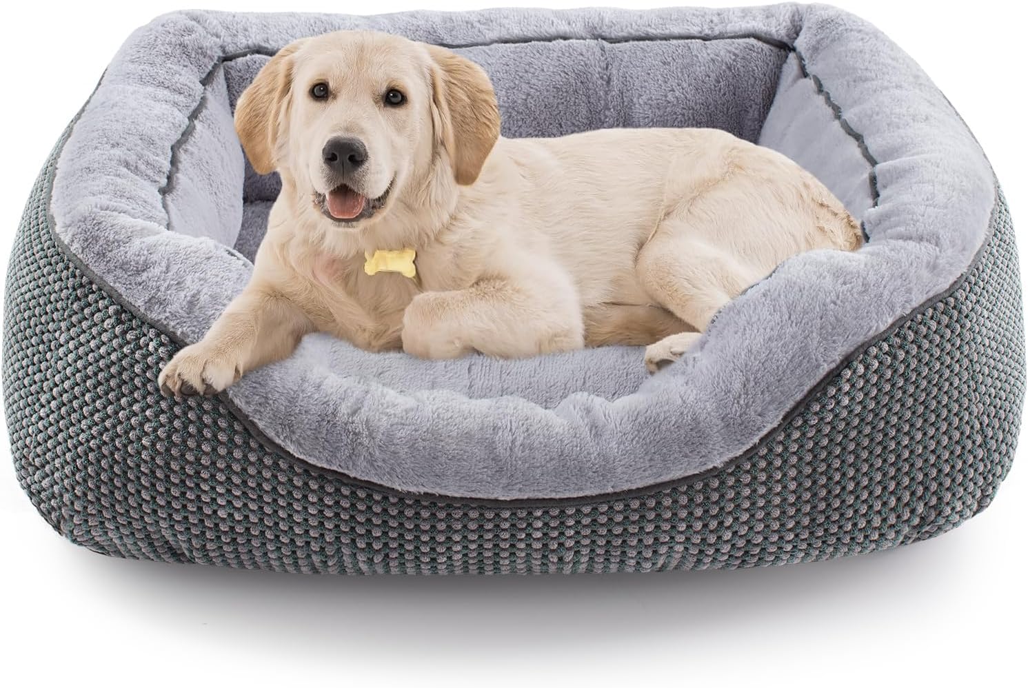 Cama de plumas para perros.