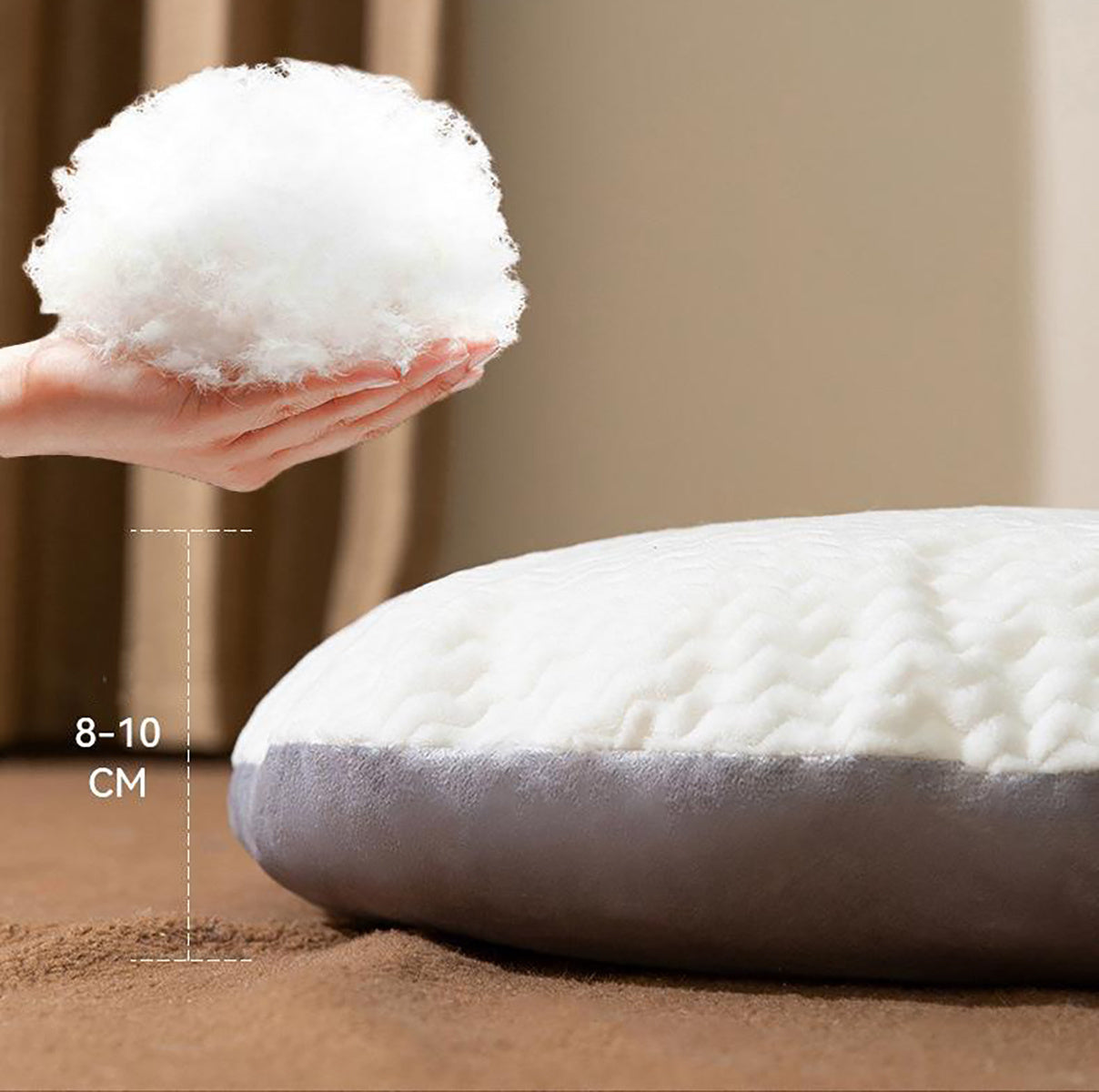 Cama para tu mascota echa de felpa artificial.